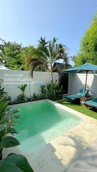 Atties Villa Gili Air Exteriér fotografie